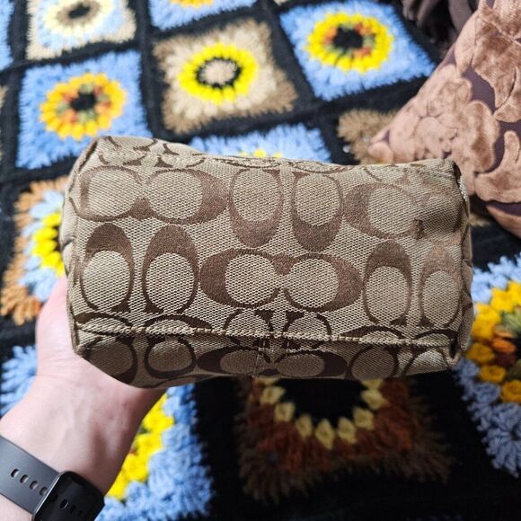 2007 Vintage y2k Coach Demi Shoulder Bag with metallic snakeskin Purse - Picture 7 of 11